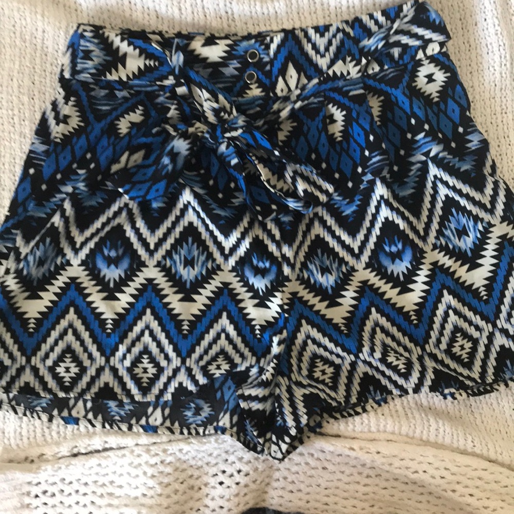 Aztec design shorts